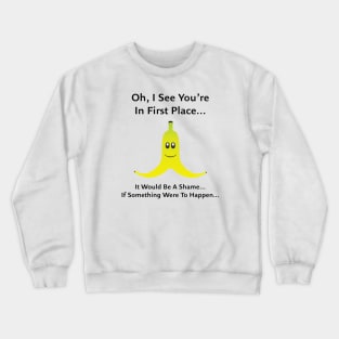 Banana Kart Peel Crewneck Sweatshirt